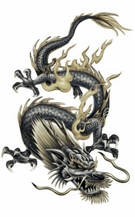 chinese dragon The Badgerine